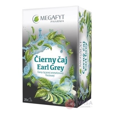 Megafyt Čierny čaj Earl Grey 20x2 g nálevových vrecúšok