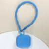 AppleMix Puzdro pre Apple AirPods 4 - karabína + pútko - silikónové - modré