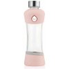Equa Equa, Sklenená fľaša SQUEEZE, 550 ml - ACTIVE Peach