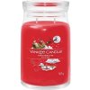 YANKEE CANDLE Signature, sklo, 2 knôty Christmas Eve, 567 g