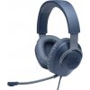 JBL Quantum 100 Blue Káblové herné slúchadlá na uši s odpojiteľným mikrofónom. (QUANTUM100BLU)
