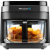 Beztuková fritéza airfryer PHILCO PHAF 2000 1200W 40-200 st C sklo