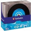 VERBATIM CD-R disk, povrch podobný vinylovému disku, AZO, 700MB, 52x, 10 ks, tenké puzdro, VERBATIM 