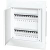 Rozvodnica pod omietku 24 modulová, Mandeks RL24PW biele plastové dvere, IP40, PE+N