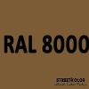 RAL 8000 akrylová auto farba lesklá alebo matná 1 liter + tužidlo + riedidlo (RAL8000 GREEN BROWN originálny odtieň akrylovej farby s lakom ( ČSN2209 ))