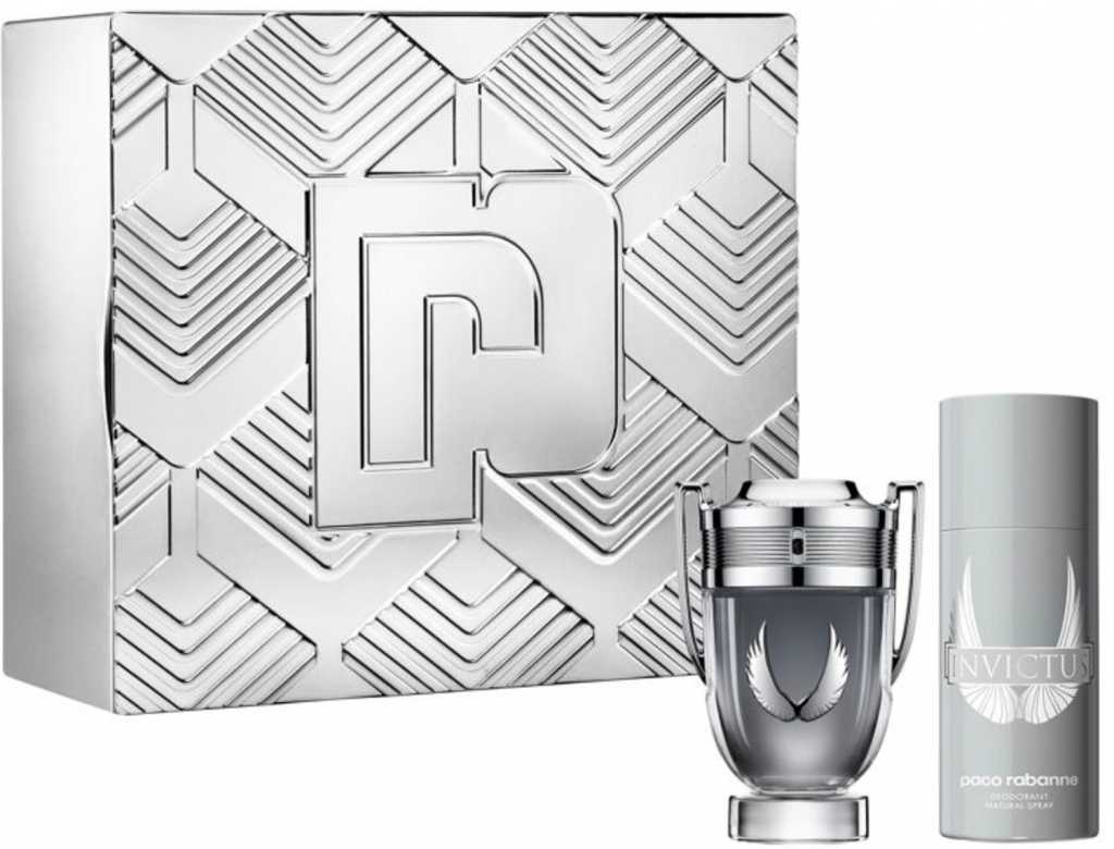 Paco Rabanne Invictus Platinum EDP 100 ml + deospray 150 ml darčeková sada