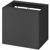 Cersanit Larga skrinka 60x44.4x55.1 cm bočné závesné antracitová S164-045