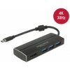 Adapter USB C 3.1 > 3x USB 3.0 A Hub + HDMI 4K