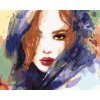 ZUTY Maľovanie podľa čísel - ŽENA SO RYŠAVÝMI VLASMI Rámovanie: vypnuté plátno na rám, Rozmer: 80x100 cm