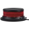 LED maják, 12-24V, 18x1W červený, magnet ECE R10