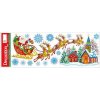 Okenná fólia 210×595 mm – Santa, farebná