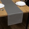 Biante Saténový behúň na stôl polyesterový Satén LUX-004 Sivohnedý 45x140 cm