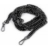 Retiazka na kabelky s karabínou dĺžka 110, 120 cm - 1 ks 3 (120 cm) nikel čierny