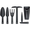 PROSPERPLAST Sada ručného náradia RESPANA GARDENING TOOLS SET antracit, 6 ks