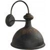 Clayre & Eef Nástěnná vintage čierna retro lampa Helene - 43*35*44 cm - Clayre & Eef