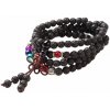 Nefertitis Lávový kameň Buddha náhrdelník tibetský čakrový NF6989 - cca 74 cm