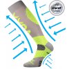 VOXX Protect 111969 kompresné ponožky svetlo šedé 1 pár