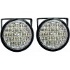 Svetlá na denné svietenie 2× 18 LED okrúhle