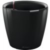 Plastový kvetináč Lechuza Classico LS Ø 35 cm H 32,5 cm čierny vrátane zavlažovacieho systému, vložky pre rastliny, substrátu a ukazovatele hladiny vody