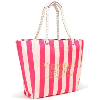 Victoria's Secret luxusná prúžkovaná plážová taška od 65 € - Heureka.sk