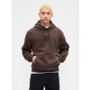 GAP Oversize mikina s logom Vintage Soft Hnedá XL Hnedá Hnedá