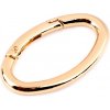 Pro Háčkování Karabina ovál 20x38 mm zlatá