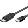 Kábel Techly DisplayPort - HDMI 2m czarny (304321)