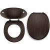 Novaservis - sedátko dyhované MDF, WC/WENGE