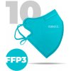 Nanolab nano bezpečný respirátor FFP3 modrý uni 10 ks