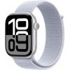Apple Watch S10/46mm/Silver/Šport Band/Blue Cloud MWWN3QC-A