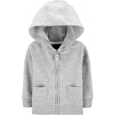 Carter’s mikina na zips s kapucňou Gray chlape