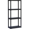 ARTPLAST Regál, 4 police, 600x300x1330mm