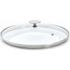 de Buyer Poklice na hrnce 3428.28 ALCHIMY průměr 28 cm skleněná hrana z nerezové oceli hluboký lem