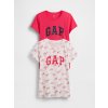 GAP Tričko s logom 2 ks Ružová S