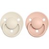 BIBS De Lux cumlíky z prírodného kaučuku 2ks - veľkosť 1 (Ivory / Blush)