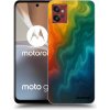 Picasee silikónový čierny obal pre Motorola Moto G32 - Solar