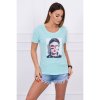 Dámske tričko s grafikou ženy MI5405 mätové, Uni, Mäta