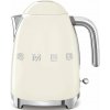 Rýchlovarná kanvica SMEG 50's Retro Style 1,7l krémová (KLF03CREU)
