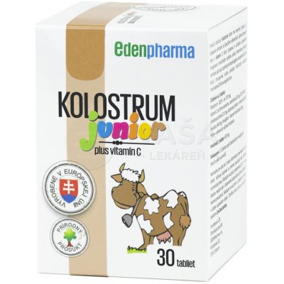 EdenPharma Kolostrum junior tabliet 500 mg 30 ks