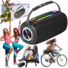 VEĽKÝ PRENOSNÝ BEZDRÔTOVÝ Bluetooth REPRODUKTOR TWS Rádio BASS RGB IPX6 BOOM