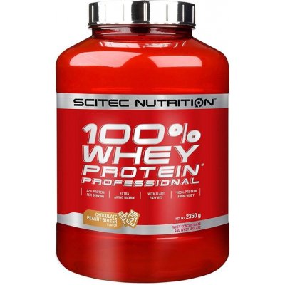 SciTec Nutrition 100% Whey Protein Professional jahoda/biela čokoláda 2350 g