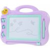 FunPlay B82881 Detská tabuľka na kreslenie KAČIČKA s príslušenstvom 29x21cm fialová