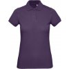 B&C INSPIRE POLO / Dámske piqué polo z bio bavlny - radiant purple XXL