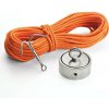 Magnet fishing set PREMIUM (obojstranný magnet 500 kg + hák + lano 30 metrov)