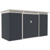 G21 Záhradný domček GRAH 483 - 340 x 142 cm, antracitový