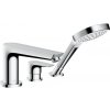 Hansgrohe Talis E, trojotvorová vaňová batéria so sadou Secuflex, chrómová, 71730000