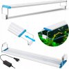 Lampa do akvária LED lišta NASTAVITEĽNÁ Bielo-Modrá 52 diód 20W 48-60cm