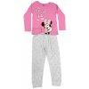 EPLUSM Dievčenské bavlnené pyžamo Minnie mouse - Bowtie Farba: Ružová, Veľkosť: 128 / 7–8 rokov