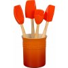 Kuchynské doplnky Craft s organizérom ohnivo oranžové 5 dielov