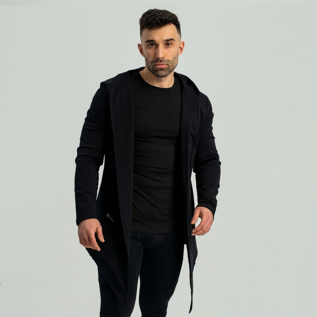 Strix Kardigán Hoodie black